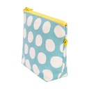 Tiny Zip Pouch - Dots Blue