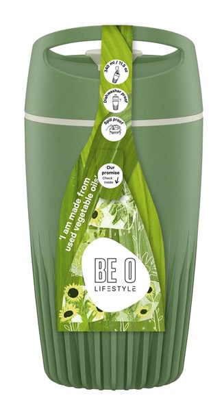 BE O cup-Green Monstera