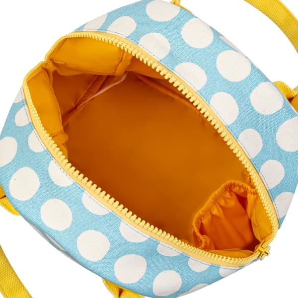 Zipper Lunch Dot Blue