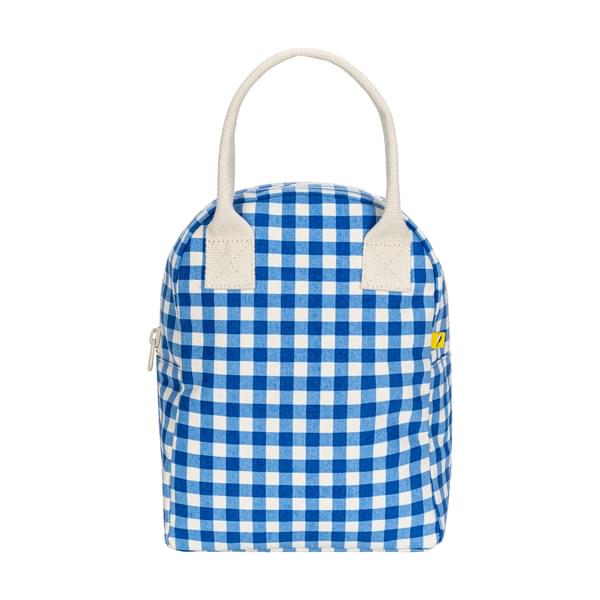 Zipper Lunch Gingham Blue