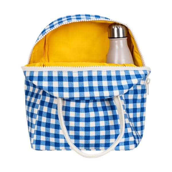 Zipper Lunch Gingham Blue