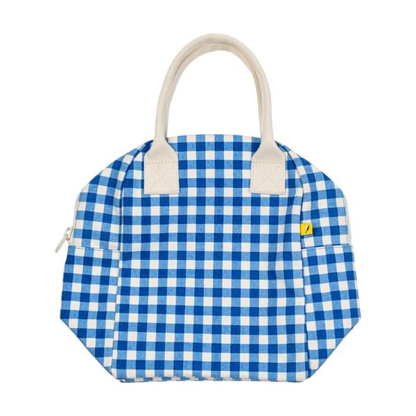 Zipper Lunch Gingham Blue