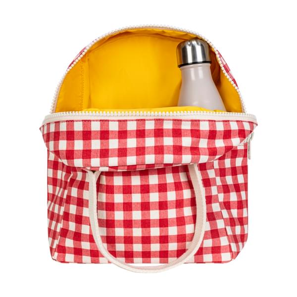 Zipper Lunch Gingham Red