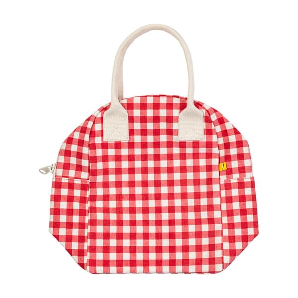 Zipper Lunch Gingham Red