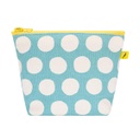 Tiny Zip Pouch - Dots Blue