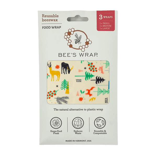 Bee's Wrap 3-pack Assorted Winter Wonderland