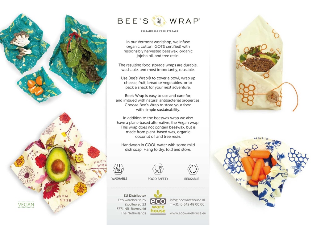 Bee's Wrap set 25 infocards EN