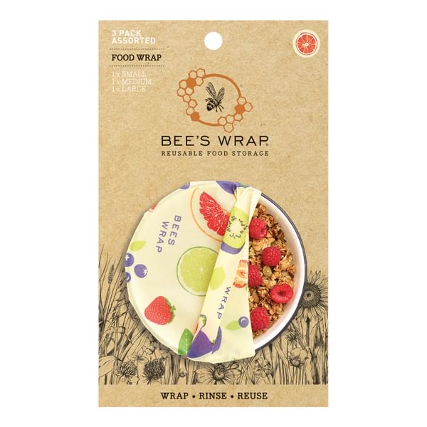 Bee's Wrap 3-pack assorted Fresh Fruit