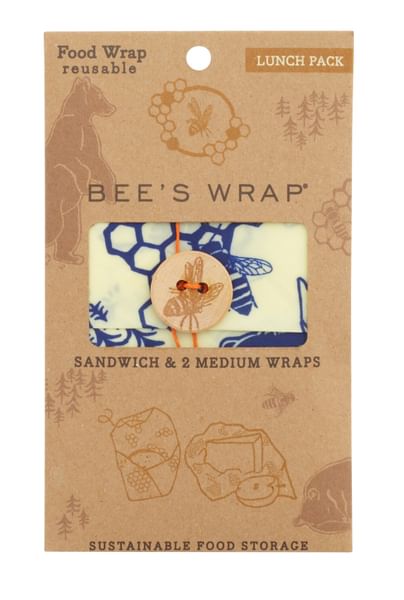 Bee's wrap "Bee's & Bears" lunchpack