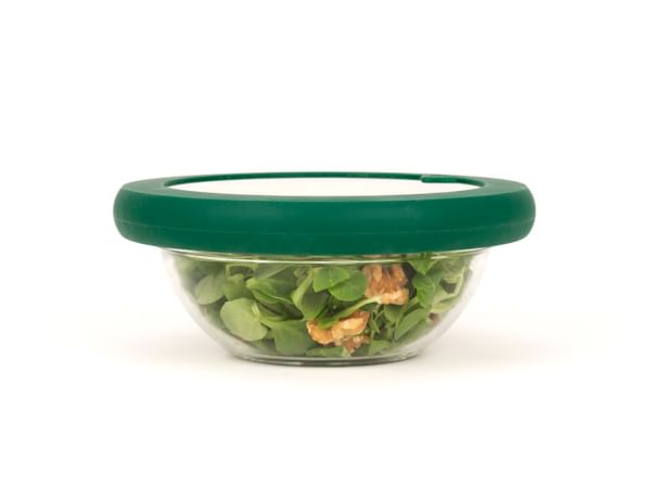 Food Huggers LIDS; Large Lid Gradual Green