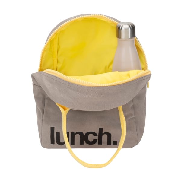 Zipper Lunch Grey/Yellow