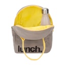 Zipper Lunch Grey/Yellow