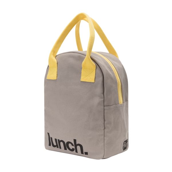 Zipper Lunch Grey/Yellow