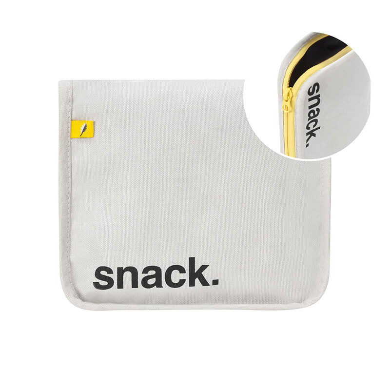 Snack Mat - Black w/Yellow zip