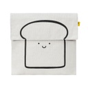 Flip Snack Sack - Happy Bread Black