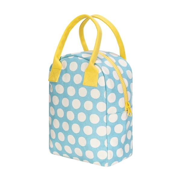 Zipper Lunch Dot Blue