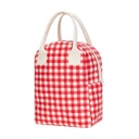 Zipper Lunch Gingham Red