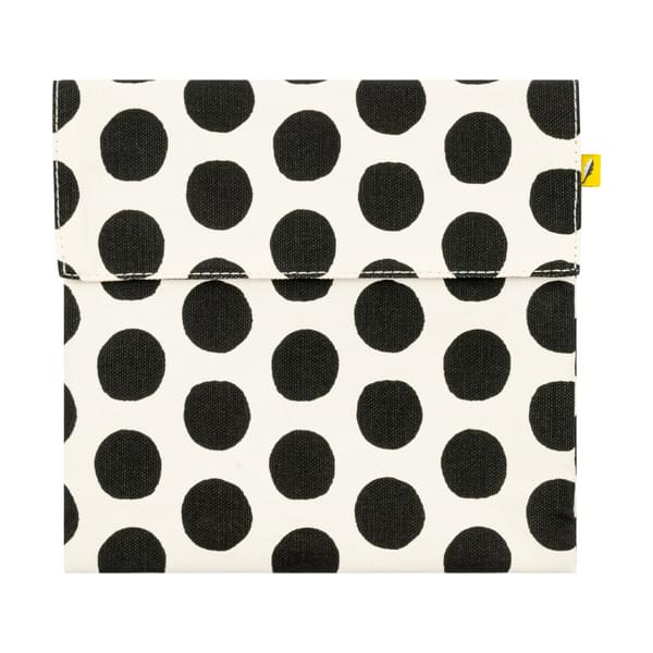 Flip Snack Sack - Dots Black&White