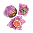 Bee's wrap 3-pack Assorted "Mimi's Purple"