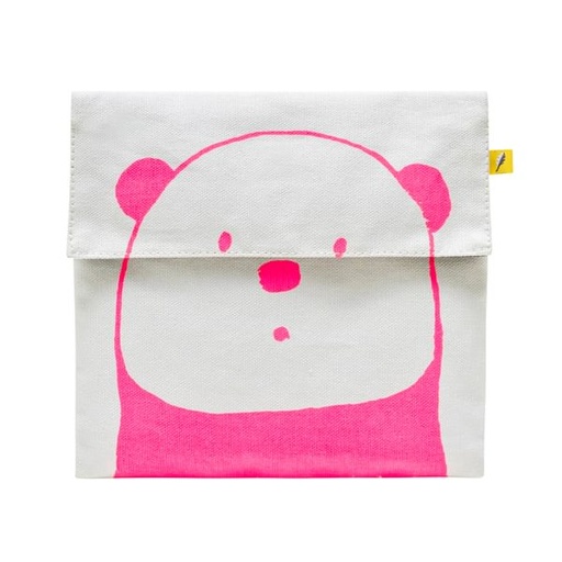 [SS-PND|PNK-08] Flip Snack Sack Panda/Pink