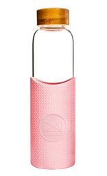 [NKBOTTLE550ML-PF] Neon Kactus - Glass Water Bottle 550ml  - Pink Flamingo - Pink