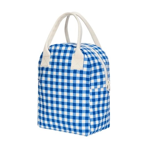 [ZLU-GMBL-54] Zipper Lunch Gingham Blue